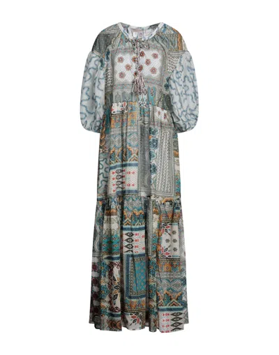 Anjuna Long Dresses In Green