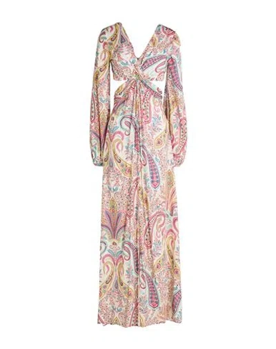 Anjuna Woman Maxi Dress Off White Size M Viscose, Polyester