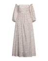 Anjuna Woman Maxi Dress Off White Size M Cotton