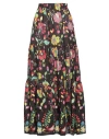 Anjuna Woman Maxi Skirt Black Size Xl Linen In Black