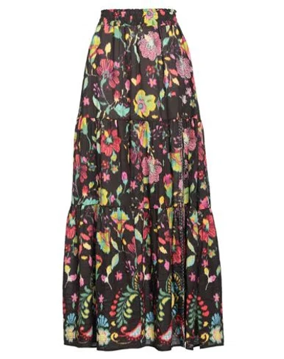 Anjuna Woman Maxi Skirt Black Size Xl Linen