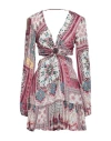 Anjuna Woman Midi Dress Magenta Size M Polyester, Viscose In Magenta
