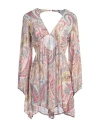 Anjuna Woman Mini Dress Ivory Size M Viscose In White