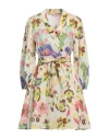 Anjuna Woman Mini Dress Light Yellow Size L Linen In Yellow