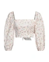 Anjuna Woman Top White Size L Cotton