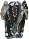 Anke Drechsel Embroidered Elephant In Green