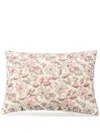 Anke Drechsel Floral-embroidered Silk-velvet Cushion In White