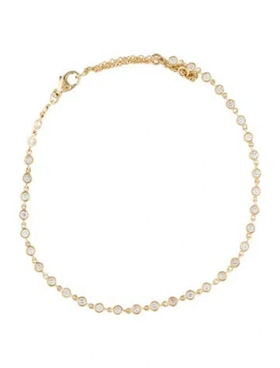 Pre-owned Anklet 14k 1.05ctw Lab Grown Diamond  In Multi