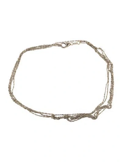 Pre-owned Anklet 14k Multi-strand