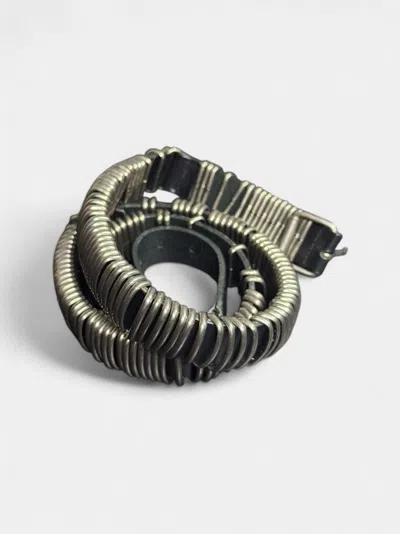 Pre-owned Ann Demeulemeester - Ss17 Yucatan Leather Belt In Black