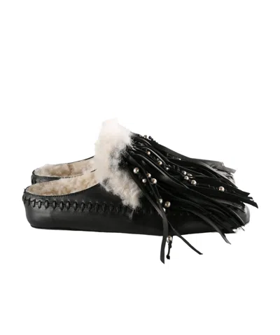 ANN DEMEULEMEESTER ANN DEMEULEMEESTER - WOMEN OLAI SOFT FRINGE MULES