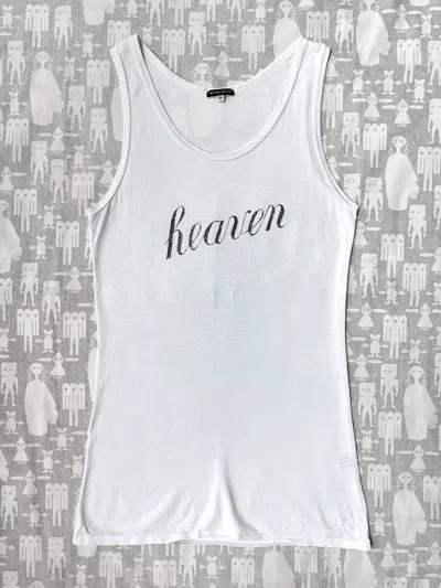 Pre-owned Ann Demeulemeester 2000's "heaven" White Singlet