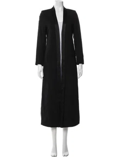 Pre-owned Ann Demeulemeester 2010's Wool Coat In Black