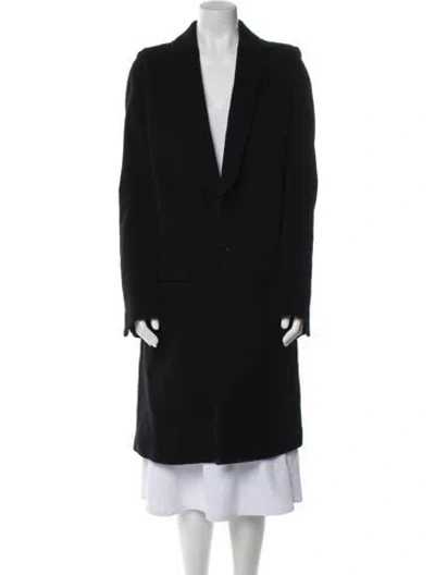 Pre-owned Ann Demeulemeester 2021 Wool Coat In Black