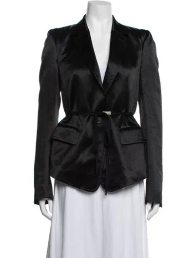 Pre-owned Ann Demeulemeester 2022 Blazer In Black