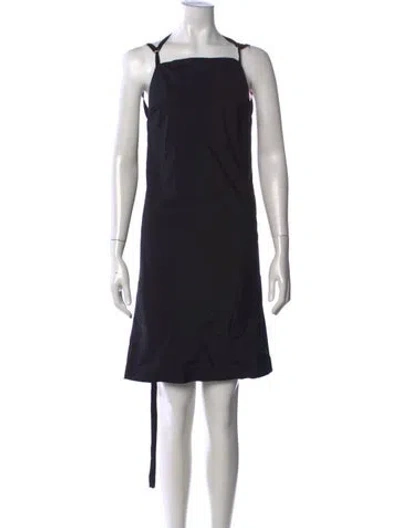 Pre-owned Ann Demeulemeester 2022 Mini Dress In Black