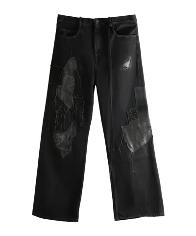 Ann Demeulemeester 5-pocket Straight Leg Pants In Black