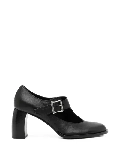 Ann Demeulemeester 8mm Buckle-fastening Leather Pumps In Black