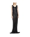 Ann Demeulemeester A Bare-back Dress In Black