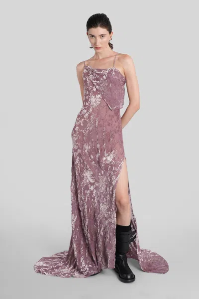 Ann Demeulemeester Aaricia In Rose-pink Velvet