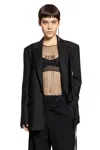 Ann Demeulemeester Abelina Bra In Washed Silk Satin And Tulle