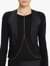 Ann Demeulemeester Adalina Body Chain In Metallic