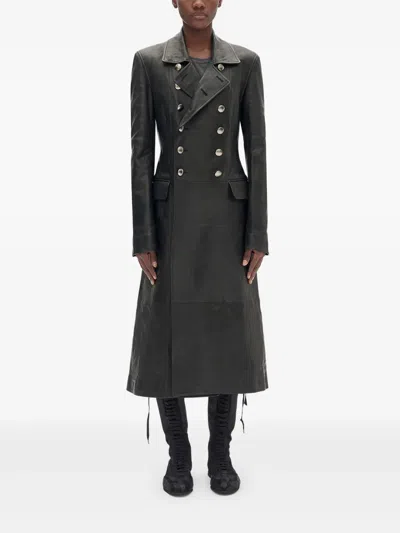 Ann Demeulemeester Adelita Double-breasted Trench Coat