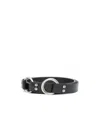 Ann Demeulemeester Adjustable Waist Belt In Black