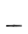 Ann Demeulemeester Fina Leather Belt 25 Cm In Black