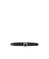 Ann Demeulemeester Adjustable Waist Belt In Black