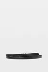 Ann Demeulemeester Adonica Long Belt In Black