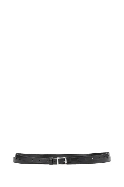 Ann Demeulemeester Adonica Long Belt In Black