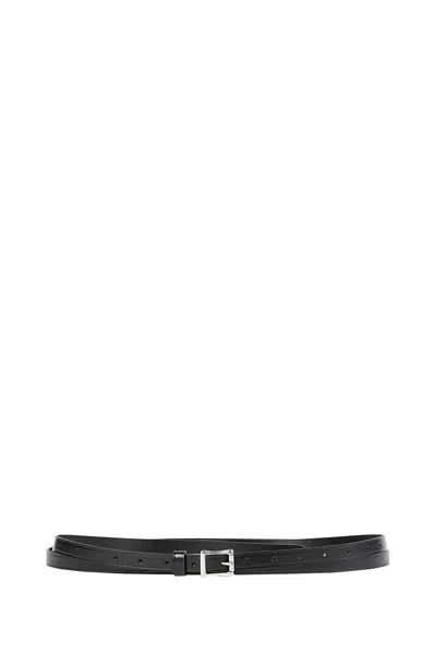 Ann Demeulemeester Adonica Long Belt In Black