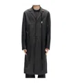 Ann Demeulemeester Adonis Coat In Black