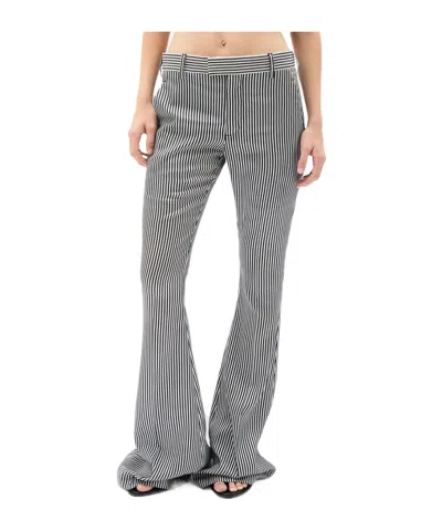 Ann Demeulemeester Adri Bootcut Trousers In Black