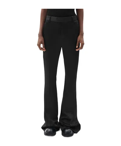 Ann Demeulemeester Adri Bootcut Trousers In Black