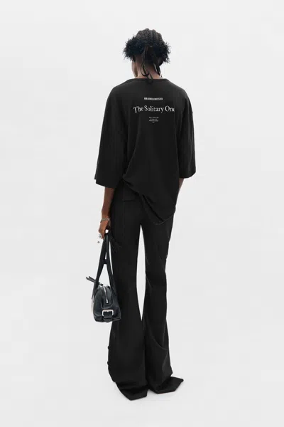 Ann Demeulemeester Aga High Comfort T-shirt In Black