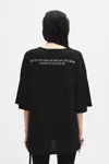 ANN DEMEULEMEESTER AGA ''SUNSET BLEEDING'' HIGH-COMFORT T-SHIRT