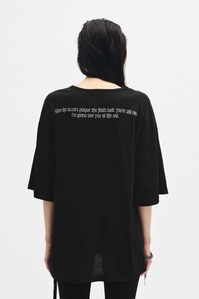 Ann Demeulemeester Aga ''sunset Bleeding'' High-comfort T-shirt In Multicolor