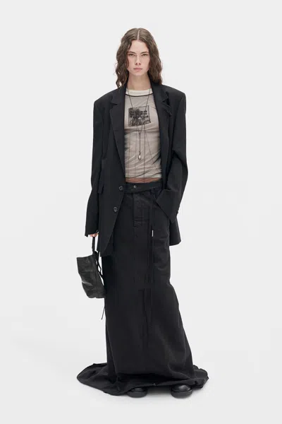 Ann Demeulemeester Agnes High Comfort Tailored Blazer In Black