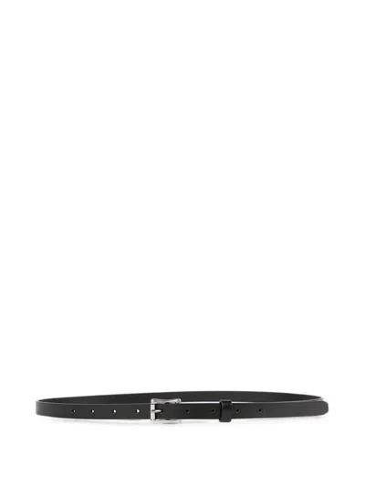 Ann Demeulemeester Aimo Leather Belt In Black