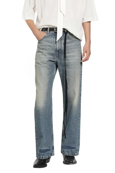 Ann Demeulemeester Alarik Flared Jeans In Blue
