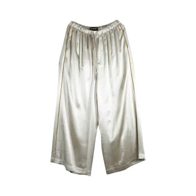 Pre-owned Ann Demeulemeester Albertus Relaxed Lounge Pants 'oyster' | Cream | Men's Size S In White