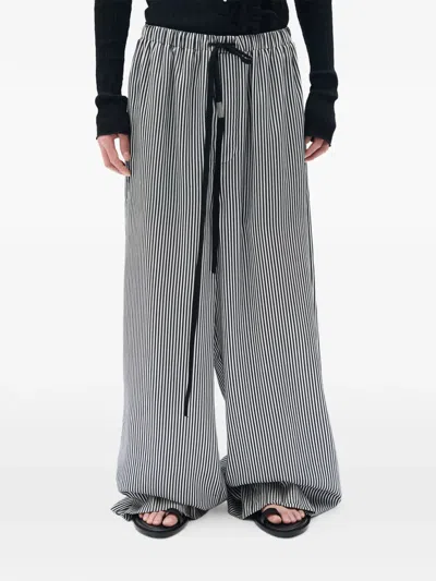 Ann Demeulemeester Albertus Relaxed Striped Trousers In Multi