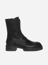 ANN DEMEULEMEESTER ALEC LEATHER ANKLE BOOTS