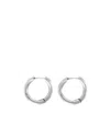 Ann Demeulemeester Alina Loop Earrings In Silver