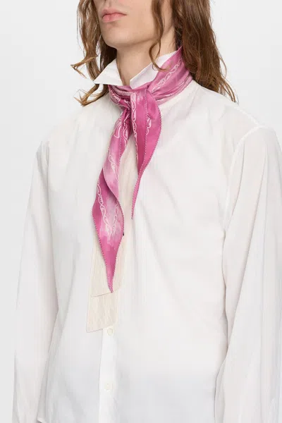 Ann Demeulemeester Allen Diamond Bandana In Pink