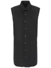 Ann Demeulemeester Black Cotton Amelie Shirt In Black