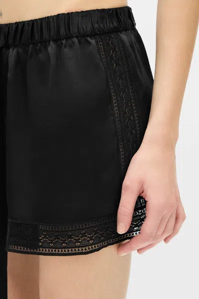 Ann Demeulemeester Anda Boxer With Lace Border In Multicolor