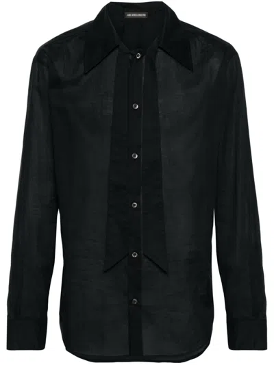 Ann Demeulemeester Anders Shirt In Black